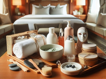 Five-star hotel exterior and hospitality property